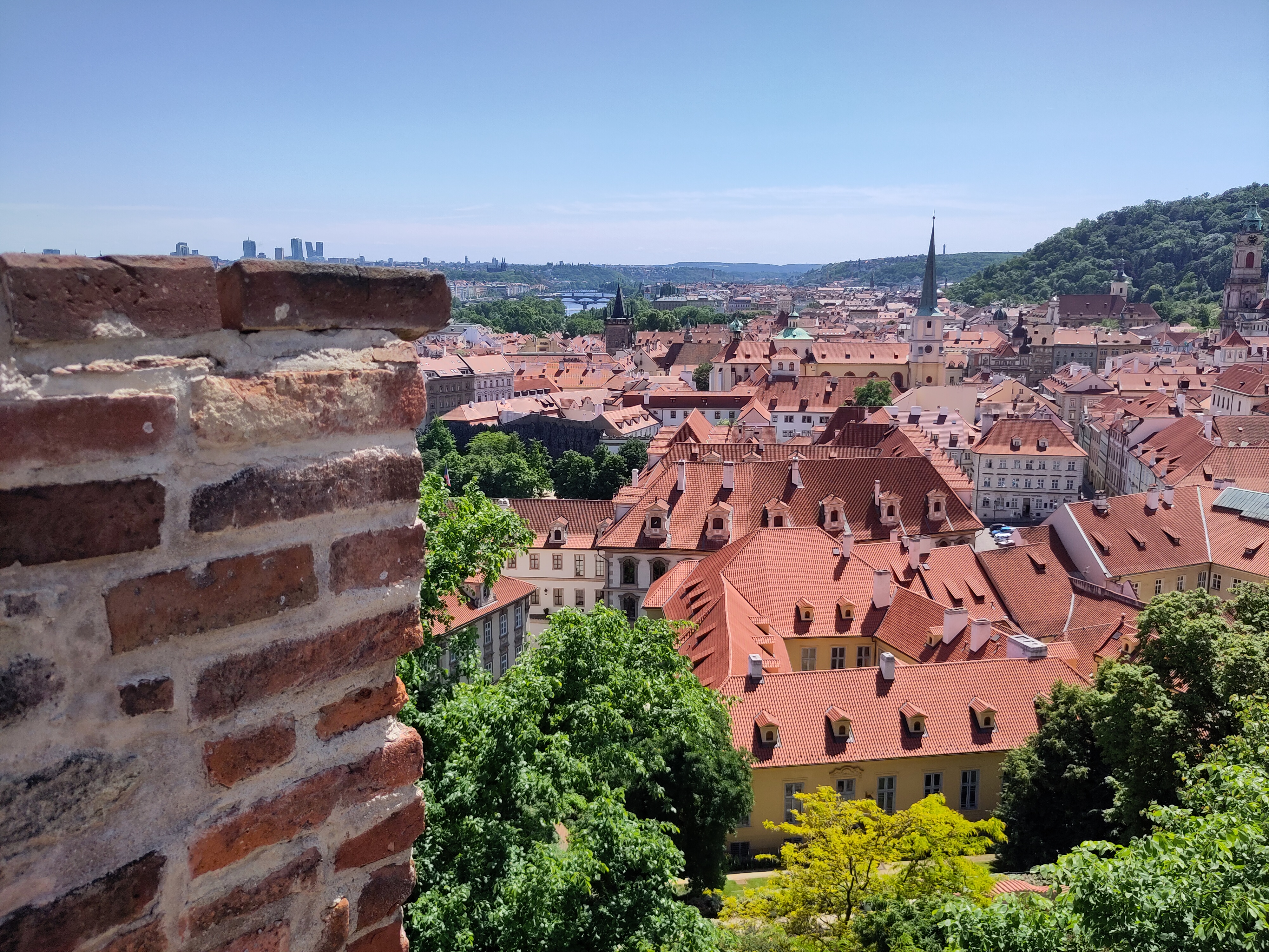 Prag vom Schlosseingang aus
